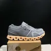 5 Cloud Designer Running Shoes All Black Undyed Pearl White Flame OnColuds 5 Surf Cobble Glacier Grey Mens Womens Trainer Sneaker Storlek 36-45 95