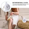 Wall Clocks Bathroom Waterproof Clock Simple Reloj De Pared Digital Water-proof Outdoor Mute Towel Hanging Adorn Toilet Watch