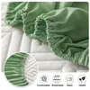Housse de matelas imperméable, drap-housse multi-tailles, lavable en machine, couvre-lit pour Double, Anti-taches, 12 couleurs, pour la maison, 240116