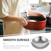 Pannor Cooking Pan Hushållen Stock Pot Stainless Steel Wok Metal för non Stick Cookware