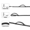 Laisse de chien main libre pour animaux de compagnie marche course Jogging laisse réglable ceinture de taille sangle de poitrine accessoires de corde de Traction 240115