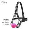 Thierry Head Harness with Nose Hook Ball GagFetish SM Restraint Silicone Open Mouth Gag Adult Games Products Sex Toys Shop 240115