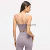 2024S L238B Soutien-gorge long sans trace Soutien-gorge de yoga classique Gilet de couleur unie avec coussinets de poitrine amovibles Sous-vêtements sexy Soutien-gorge de sport ajusté pour femmes Débardeurs