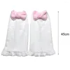 Damskie skarpetki 1 para LEG Casual Pink Bow Plush Odemyki Lady Dziewczyny