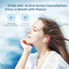 Kulaklıklar Haylou Moripods ANC Bluetooth Kulaklıklar v5.2 TWS Kablosuz Kulaklıklar Dokunma Kontrolü Kulaklıklar Telefon için Sport Kulaklığı