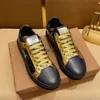 Top Qualité Designer Plein Chaussures Hommes Casual Baskets Respirant Mesh Couture Éléments Métalliques Scarpe Plein Chaussures De Marche