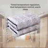 Electric Blanket 220v Double Heated Blanket Thermostat Electric Mattress Soft Heating Bed Heater Winter Carpet 240115