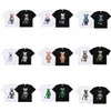 China-chic Brand Costume Violent Bear Pepper Mone Short Sleeve T-shirt for Men Women Couples Loose Edition