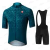 Radfahren Jersey Set Kurzarm Radfahren Kleidung Maillot Radfahren Kleidung Trägerhose Set Männer Bike Ropa Ciclismo Triathlon 240116