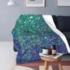 Sparkly Sequins Print Blanket Geometric Glitter Fleece Sleep Blanket Soft Warm Aesthetic Bedspread Lightweight for Kids Boy Girl 240116