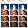 Selfie Lights Selfie Light 60 LED 2200mAh Cell Phone Fill Light 7 Modes 10-Level Brightness Portable Clip on Light for Camera /Tablet/LaptopL240116