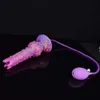 Sexleksaker Firefly Glow-in-the-Dark Sex Toy Pneumatic + Push Rod Ovipositor Spitting Egg Laying Device onani enhet pojkarna