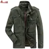 Automne hiver veste hommes pur coton affaires décontracté Cargo vestes armée militaire moto Bomber manteaux mâle Jaqueta Masculina 240115