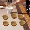 Ensembles de thé 6 pièces tasse à thé en céramique chinoise bol traditionnel pour El Restaurant café