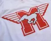 10 Dean Youngblood Hamilton Mustangs Maglie da hockey 9 SUTTON Moive Bianco Rosso Tutte le uniformi da uomo Stiched Spedizione veloce