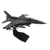 Stop 1/72 6 Fighter Diecast Model Ornament Fablebles z stojakiem na wystawę dla domu szafka w biurze w domu 240116