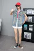 Kadın Yelekleri 2024 Kore tarzı kadın işlemeli kot yelek kolsuz renkli boncuk jean yelek