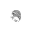 Designer David Yumans Yurma Jewelry Bracelet Jade Angel Personalized Small and Fashionable High End Men's S925 Silver Hip Hop Eagle Head Punk Style Ring