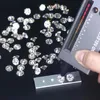 Rings Factory Wholesale 100% Real Moissanite Diamond Vvs1 D Color Lab Grown Loose Gems Diy Material for Jewelry