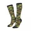 Chaussettes pour hommes unisexe respirant longues affaires Harajuku Camouflage Sox Sokken pour les Sports de plein air