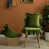 Poduszka cztery pory roku domowe krzesło do jadalni Związane lina Nie pośpieszna el dekoracyjna mata siedziska z koronką