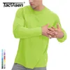 Tacvasen Sun Protection T-shirts Summer Upf 50 Mens Long Sleeve Quick Dry Athlectic Sports Handing Performance T-shirts TEE TOPS 240115