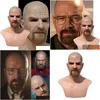 Filme Celebridade Máscara de Látex Breaking Bad Professor Mr. White Traje Realista Halloween Cosplay Adereços X0825 Drop Delivery Dhdo1