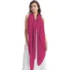 Foulards Voile Écharpe Pour Femmes Filles Couleur Unie Crème Solaire Été Doux Foulard Viscose Femelle Wrap Châles