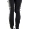 Pantalon femme Punk Rock simili cuir crayon 240115