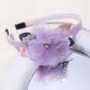 Hair Accessories 1pcs Artificial Flower Crown Headband Bride Wedding Hairband Women Girls Sweet Floral Hoop Party Headwear