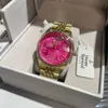 vivianeism westwoodisme montre queen mère rose rose rouge écrasé glace bleu saturne small gol montre mode luxe quartz watan féminin