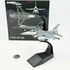 1/100 Scale Model Toy F-16 6 F-16C Fighter Aircraft USAF Diecast Metal Plane Model Toy For Collection 240115