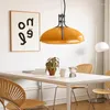Pendant Lamps Nordic Retro Chandelier Creative Pumpkin Glass Lamp Bedroom Living Room Restaurant Study Lights El Cafe LED Lighting Fixtures