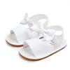 Sandalen Born Baby Mädchen Sommer Prinzessin Zwei Farben Schleife Mode Weiche Sohle Schuhe 0-18M