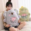 6 pièces petits jouets à l'intérieur mignon dessin animé animaux en peluche oreiller doux en peluche canapé coussin Homdecor oreiller 240115