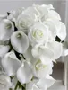 Bruiloft Bloemen Trapsgewijs Boeket Voor Bruid Prachtige Waterval High-end Calla Lelie Nep Handbediende Ramos De Novia