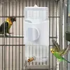 Autres fournitures d'oiseaux Distributeur d'eau Mangeoire automatique Cage à perroquet Bouteille Tasse à boire Bols de grande capacité pour animaux de compagnie
