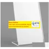 Andere Keuken Eetbar 100 Stuks Kantoor Acryl A6 Display Folder Stands Teller Plastic Voor Mes Board Menuhouder Zakelijk Poste Dhwtd ZZ