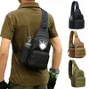軍事戦術バッグアーミーカモフラージバックパックナイロンハンティングキャンプハイキングスリングマンショルダーバッグ240115