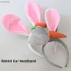 Bandeaux Pâques Adulte Enfants Mignon et Confortable Bandeau Oreille De Lapin Bandeau Déguisement Costume Oreille De Lapin Bandeau Cheveux Accessoires YQ240116