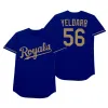 Kansas City''Royals''men Women Youth Salvador Perez El Nino Whit Merrifield Whitley Brad Keller Yeldarb Custom Blue Players''Weekend Nickname Jersey