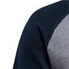 AIOPESON Spliced Cardigan Uomo Streetwear Casual Maglione di cotone di alta qualità Uomo Inverno Moda Cardigan di marca per uomo 240115