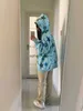 Sweats à capuche pour femmes Sweatshirts Printemps et automne Cardigan imprimé Pull Y2K Harajuku rétro décontracté femme fermeture éclair double veste à capuche éphémère