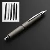 Fontanna Pens Prezent Pensje NOWOŚĆ Majohn A1 AK1 Press Fountain Pen Skala rybna Wzór EF 0,4 mm Nib Metal Pismo Pens Pens School Supplies Office Prezenty Pensvaiduryd