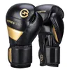 High Quality Leather Wear-Resistant And Breathable Boxing Gloves For Sanda Training Thickened Protective Combat Gloves240115