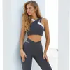 Dames Fitness Trainingspakken 2-delige sets Schokbestendige bh's Push-up leggings Gymkleding Trainingspakken Dames Panty's Sportkleding S-XL 240115