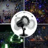 Lawn Lamps Christmas Outdoor Laser Light Moving RGB Christmas Projector Light with Remote 3 Colors Motion Firefly Star Light Show Spotlight YQ240116