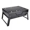 Épaissir pliant léger Portable Barbecue charbon de bois Barbecue Grill extérieur Patio Camping cuisinière BBQ fête outils de cuisson 240116