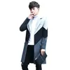 Winter Long Coat Men Business Jacket Long Long Sipped S-5XL Men Trench Overcoat Fashion Slim Windbreaker 240116