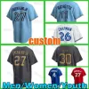 Personnalisé Hommes Femmes Jeunes Vladimir Guerrero Jr. Baseball Jersey Alejandro Kirk Toronto George Springer Bo Bichette Matt Chapman Blue Jays Romano Ryu Lourdes Gurriel